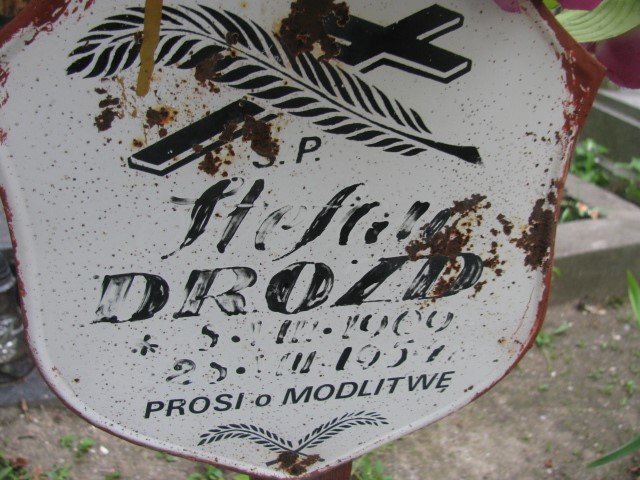 Stefan Drozd 1909 Legnica - Grobonet - Wyszukiwarka osób pochowanych