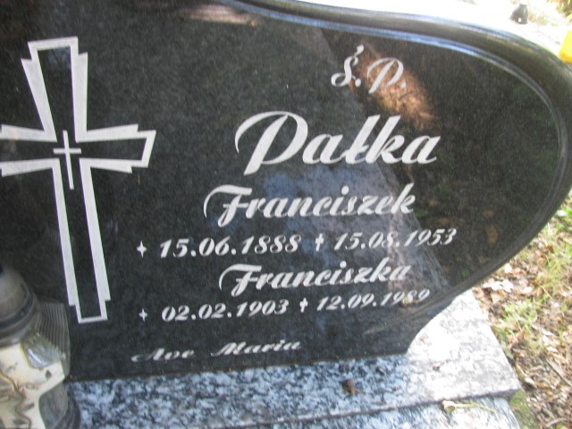 Franciszek Pałka 1888 Legnica - Grobonet - Wyszukiwarka osób pochowanych