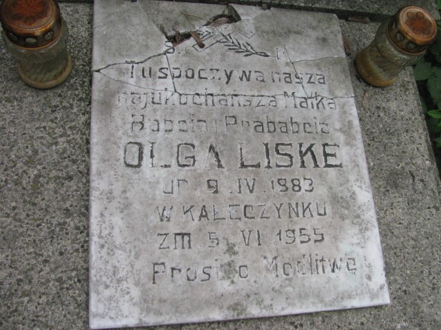 Olga Liske 1883 Legnica - Grobonet - Wyszukiwarka osób pochowanych