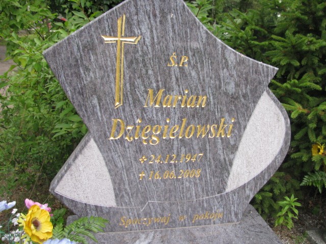 Marian Dzięgielowski 1947 Legnica - Grobonet - Wyszukiwarka osób pochowanych