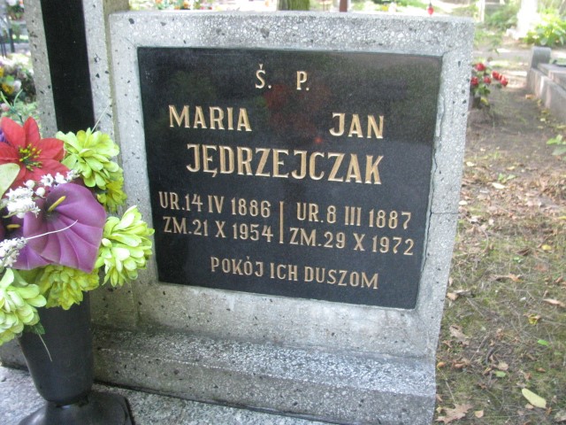 Maria Jędrzejczak 1886 Legnica - Grobonet - Wyszukiwarka osób pochowanych
