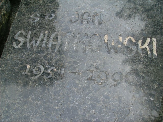 Jan Świątkowski 1951 Legnica - Grobonet - Wyszukiwarka osób pochowanych