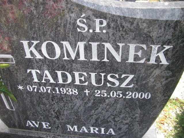 Anna Kominek 1939 Legnica - Grobonet - Wyszukiwarka osób pochowanych