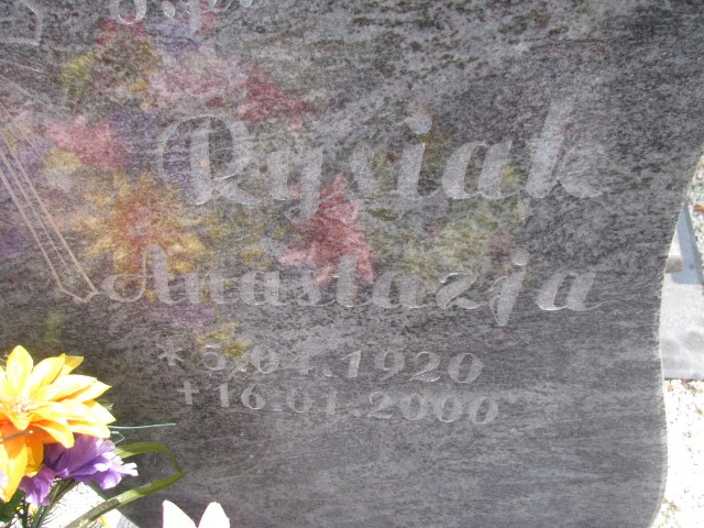 Anastazja Rysiak 1920 Legnica - Grobonet - Wyszukiwarka osób pochowanych