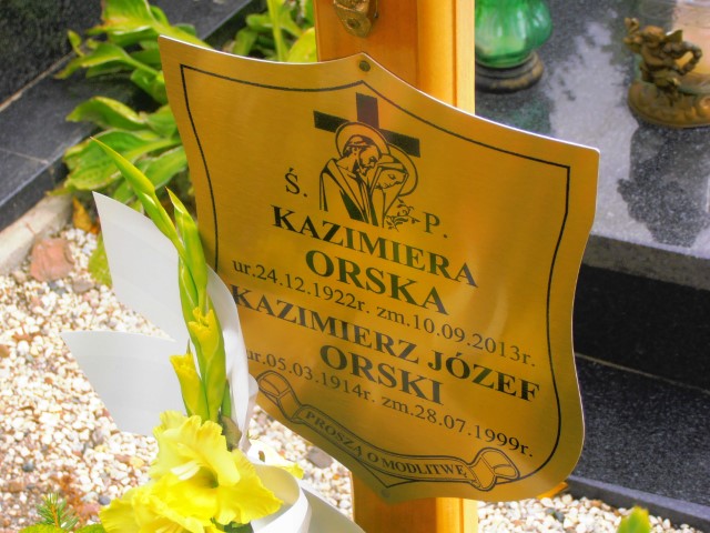 Kazimiera Orska 1922 Legnica - Grobonet - Wyszukiwarka osób pochowanych