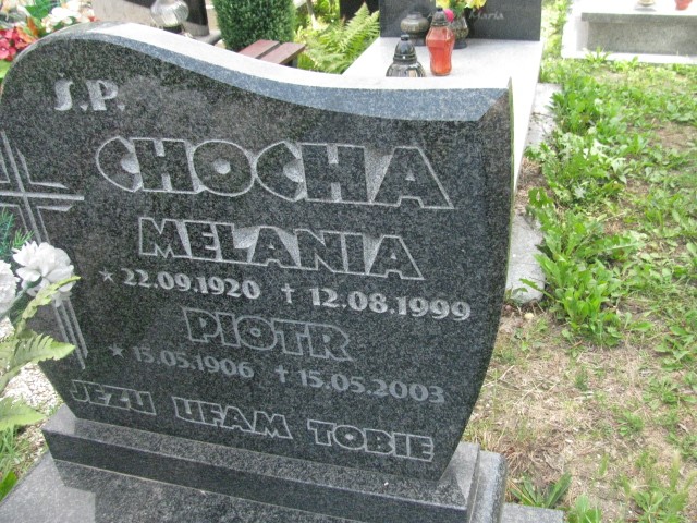 Piotr Chocha 1906 Legnica - Grobonet - Wyszukiwarka osób pochowanych