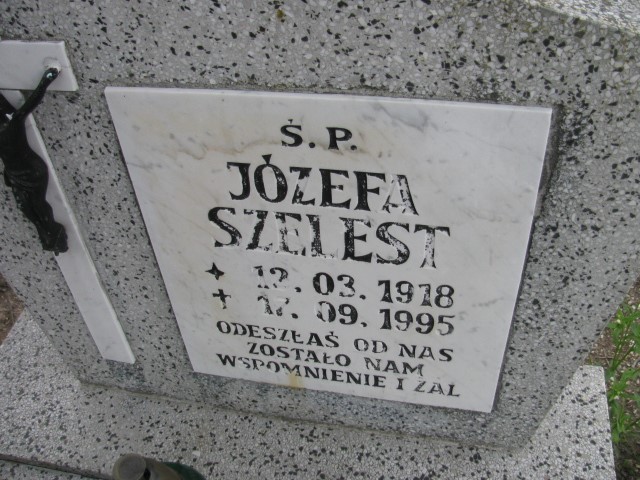 Józefa Szelest 1918 Legnica - Grobonet - Wyszukiwarka osób pochowanych