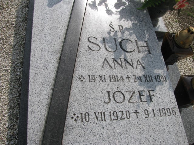 Anna Such 1914 Legnica - Grobonet - Wyszukiwarka osób pochowanych