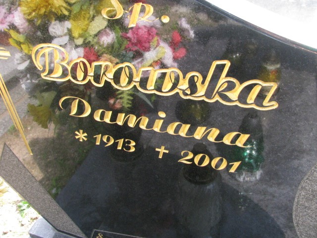 Damiana Borowska 1913 Legnica - Grobonet - Wyszukiwarka osób pochowanych