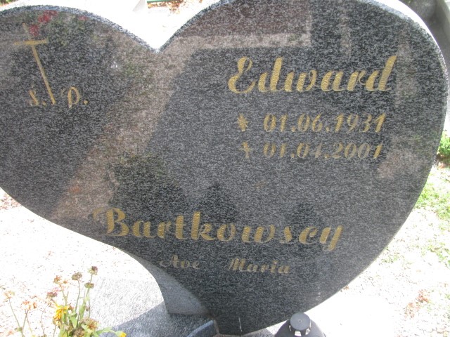 Edward Bartkowski 1931 Legnica - Grobonet - Wyszukiwarka osób pochowanych