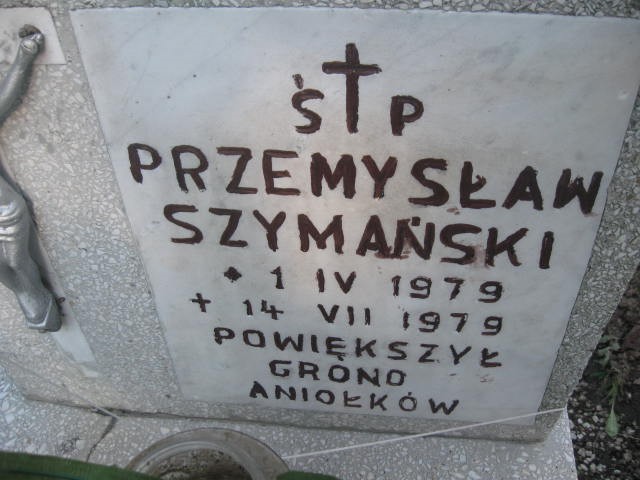Przemysław Szymański 1979 Legnica - Grobonet - Wyszukiwarka osób pochowanych