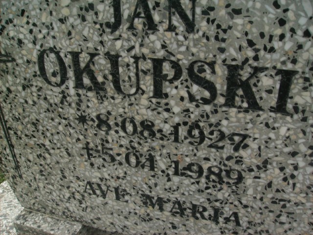 Jan Okupski 1927 Legnica - Grobonet - Wyszukiwarka osób pochowanych