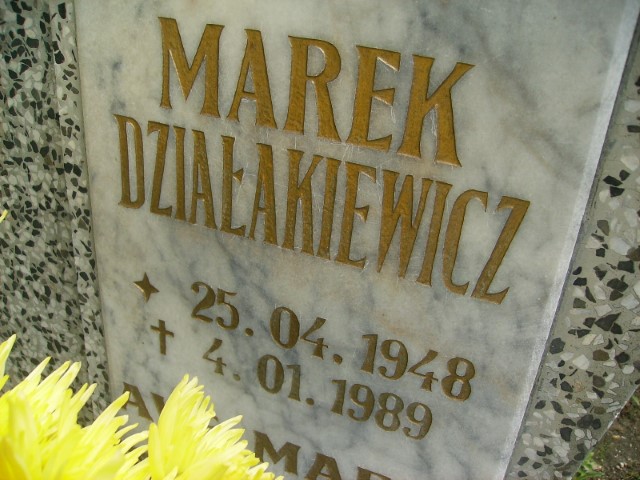Marek Działakiewicz 1948 Legnica - Grobonet - Wyszukiwarka osób pochowanych