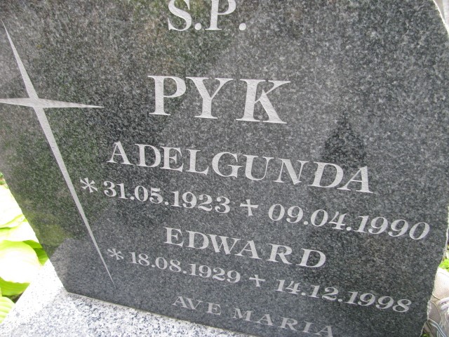 Edward Pyk 1929 Legnica - Grobonet - Wyszukiwarka osób pochowanych