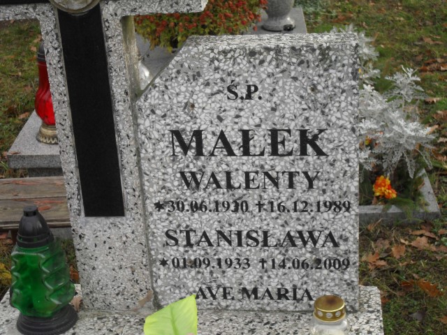 Walery Małek 1930 Legnica - Grobonet - Wyszukiwarka osób pochowanych