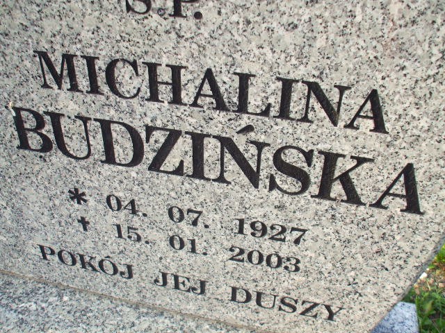 Maria Budzińska 1951 Legnica - Grobonet - Wyszukiwarka osób pochowanych