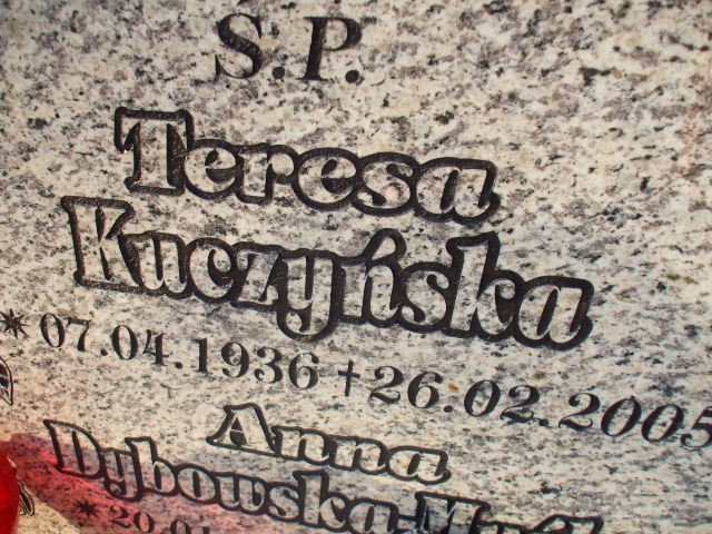 Anna Dybowska Myśko 1955 Legnica - Grobonet - Wyszukiwarka osób pochowanych