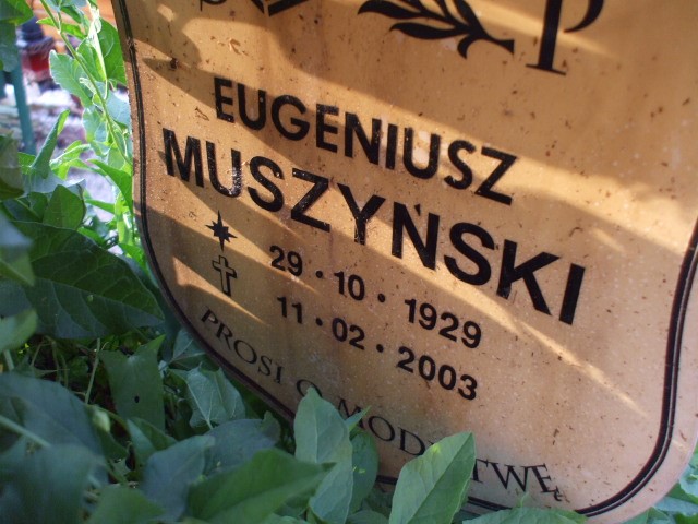 Eugeniusz Muszyński 1929 Legnica - Grobonet - Wyszukiwarka osób pochowanych