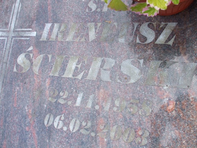 Ireneusz Ścierski 1958 Legnica - Grobonet - Wyszukiwarka osób pochowanych