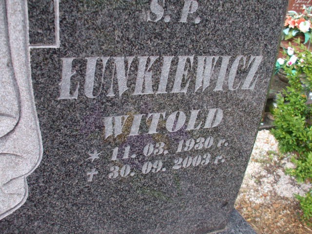 Anastazja Łunkiewicz 1929 Legnica - Grobonet - Wyszukiwarka osób pochowanych