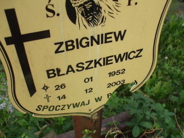Zbigniew Błaszkiewicz 1952 Legnica - Grobonet - Wyszukiwarka osób pochowanych