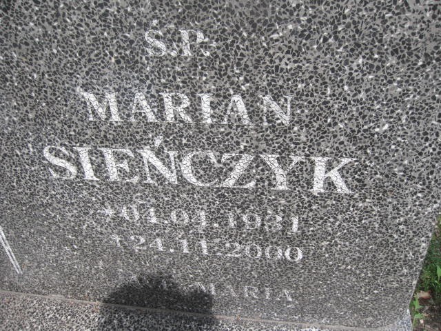 Marian Sieńczyk 1931 Legnica - Grobonet - Wyszukiwarka osób pochowanych