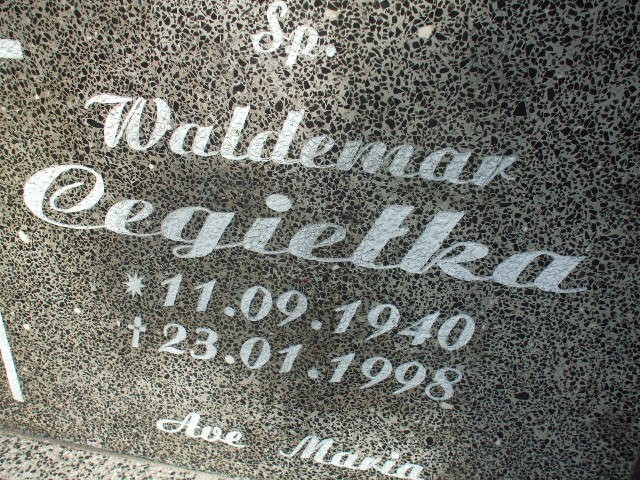 Waldemar Cegiełka 1965 Legnica - Grobonet - Wyszukiwarka osób pochowanych