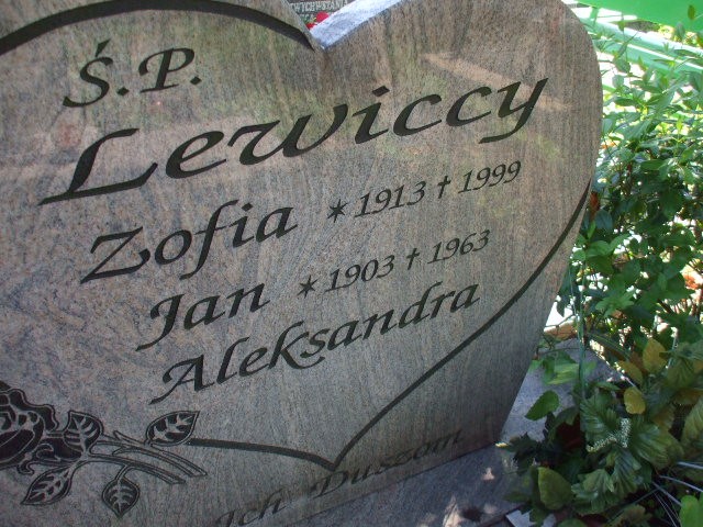 Jan Lewicki 1903 Legnica - Grobonet - Wyszukiwarka osób pochowanych