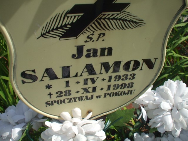 Jan Salamon 1933 Legnica - Grobonet - Wyszukiwarka osób pochowanych