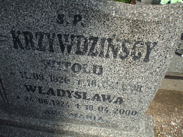 Witold Krzywdziński 1920 Legnica - Grobonet - Wyszukiwarka osób pochowanych