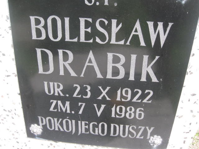 Bolesław Drabik 1922 Legnica - Grobonet - Wyszukiwarka osób pochowanych