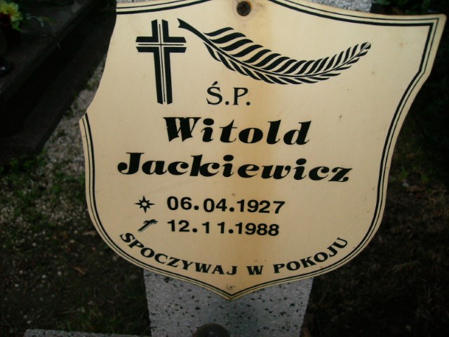 Romuald Jackiewicz 1955 Legnica - Grobonet - Wyszukiwarka osób pochowanych