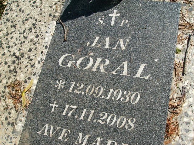 Jan Góral 1930 Legnica - Grobonet - Wyszukiwarka osób pochowanych