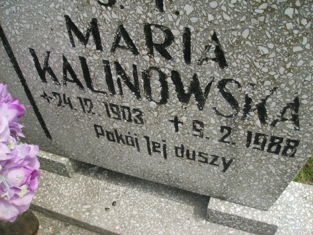 Maria Kalinowska 1903 Legnica - Grobonet - Wyszukiwarka osób pochowanych