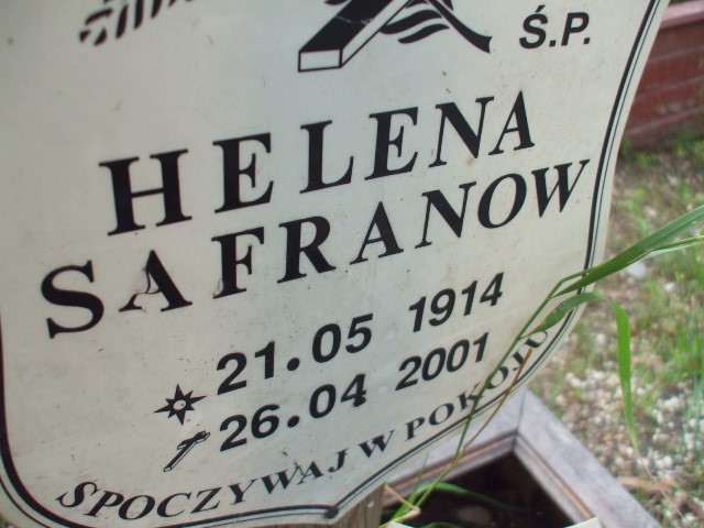 Helena Safranow 1914 Legnica - Grobonet - Wyszukiwarka osób pochowanych