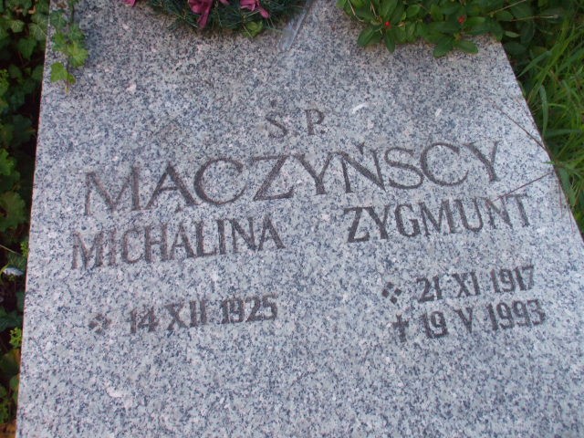 Zygmunt Mączyński 1917 Legnica - Grobonet - Wyszukiwarka osób pochowanych