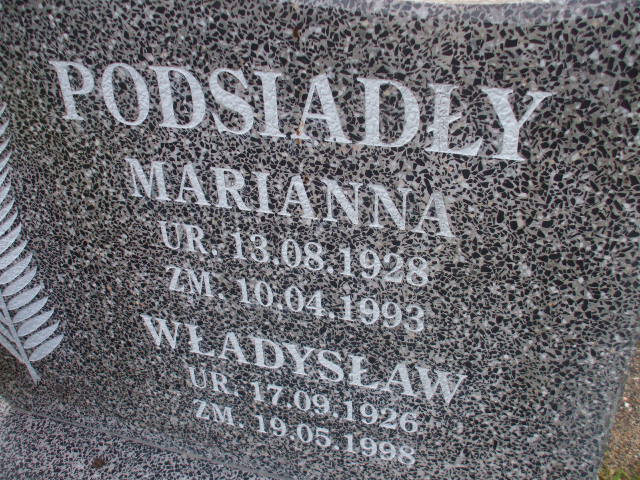 Władysław Podsiadły 1926 Legnica - Grobonet - Wyszukiwarka osób pochowanych