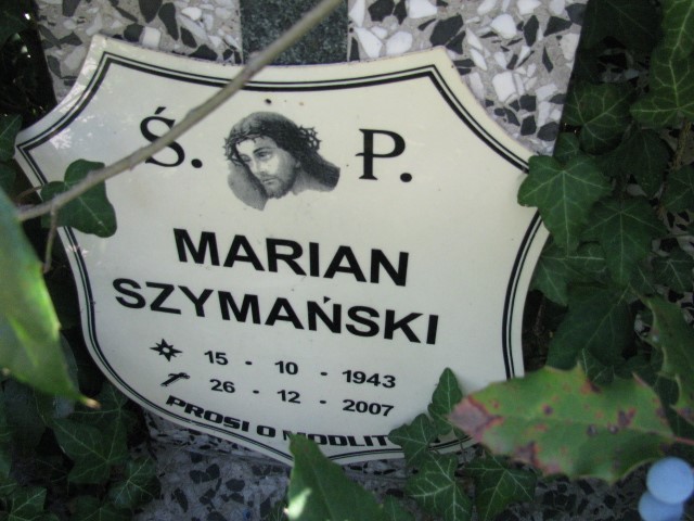 Marian Szymański 1943 Legnica - Grobonet - Wyszukiwarka osób pochowanych