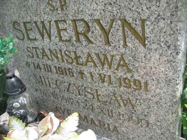 Mieczysław Seweryn 1917 Legnica - Grobonet - Wyszukiwarka osób pochowanych