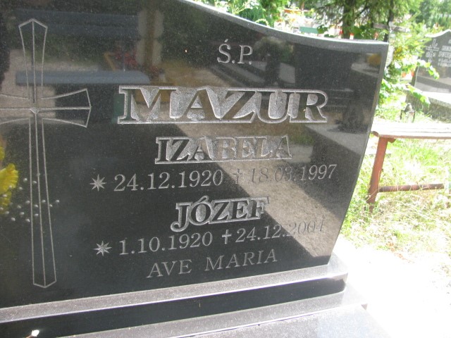 Józef Mazur 1920 Legnica - Grobonet - Wyszukiwarka osób pochowanych