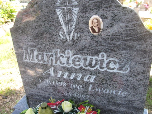 Anna Markiewicz 1898 Legnica - Grobonet - Wyszukiwarka osób pochowanych