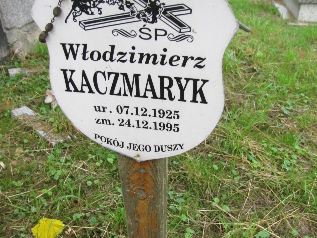 Włodzimierz Kaczmaryk 1925 Legnica - Grobonet - Wyszukiwarka osób pochowanych