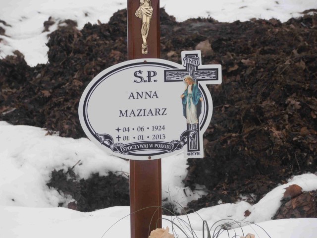 Anna Maziarz 1924 Legnica - Grobonet - Wyszukiwarka osób pochowanych