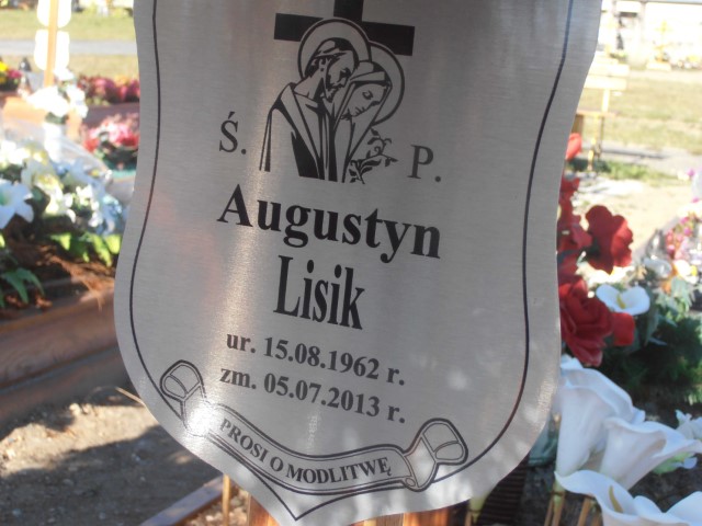 Augustyn Lisik 1962 Legnica - Grobonet - Wyszukiwarka osób pochowanych