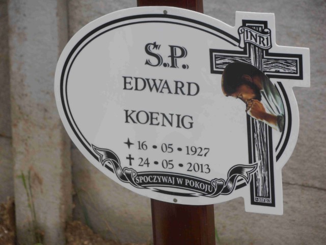 Edward Koenig 1927 Legnica - Grobonet - Wyszukiwarka osób pochowanych