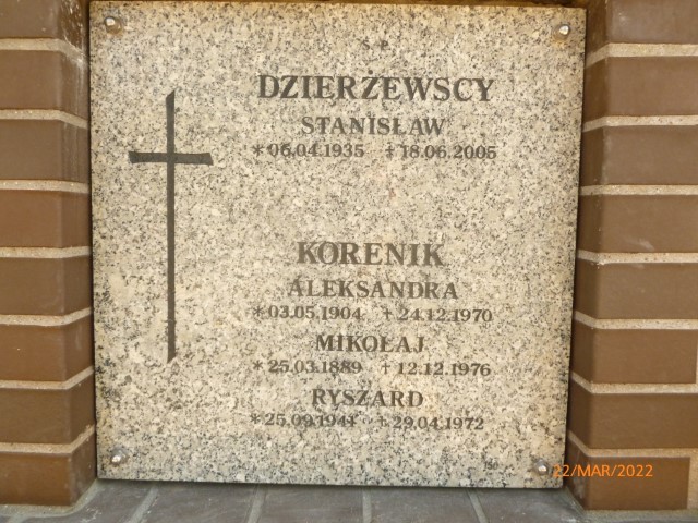 Aleksandra Korenik 1904 Legnica - Grobonet - Wyszukiwarka osób pochowanych