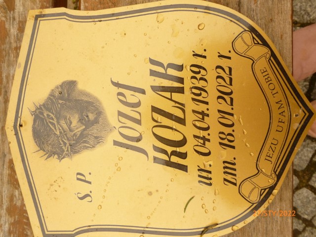 Józef Kozak 1939 Legnica - Grobonet - Wyszukiwarka osób pochowanych