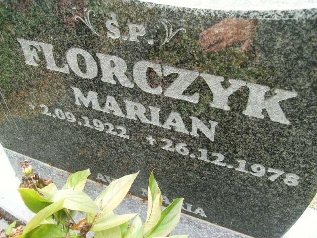 Marian Florczyk 1922 Legnica - Grobonet - Wyszukiwarka osób pochowanych