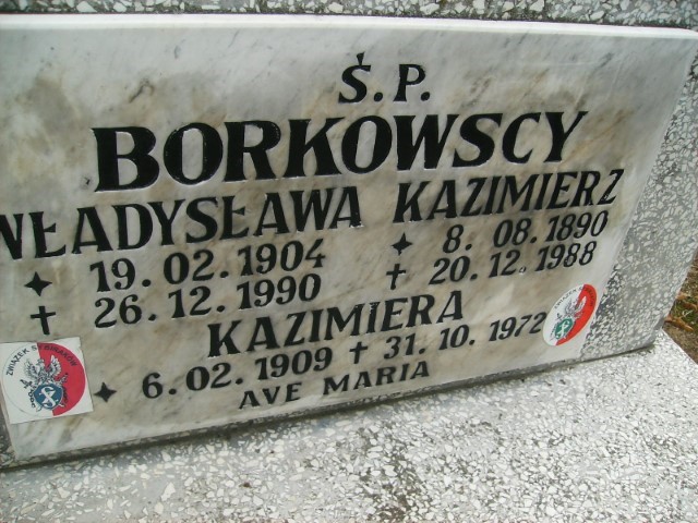 Władysława Borkowska 1904 Legnica - Grobonet - Wyszukiwarka osób pochowanych