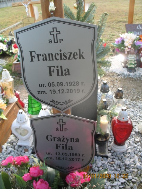 Grób GRAŻYNA FILA 